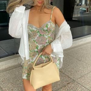 NWT Zara Sold Out Jewel floral Jacquard mini dress S/M Read Description.